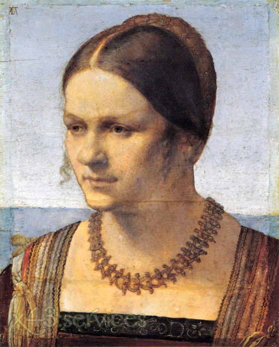 Albrecht Duerer - Venezianische Dame - Venetian Lady - zum Schließen ins Bild klicken